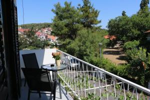 Balkón nebo terasa v ubytování Apartments Milatic