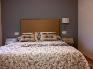 Katil atau katil-katil dalam bilik di Pousada Carballo Blanco