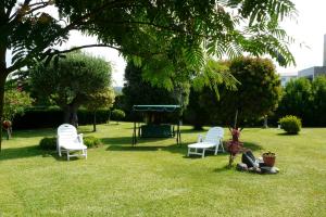 A garden outside Pension Casa Carmela