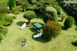A garden outside Pension Casa Carmela