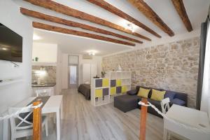 Kuchyň nebo kuchyňský kout v ubytování Zen studio in center of Rovinj