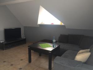 TV a/nebo společenská místnost v ubytování 4 D klima