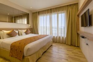 Hotel Palacio客房内的一张或多张床位