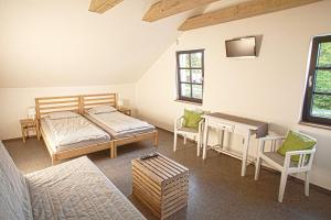 Postel nebo postele na pokoji v ubytování Penzion Only