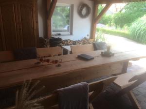 Posezení v ubytování Spreewald-Ferienwohnung Reschke