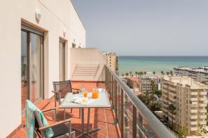 En balkon eller terrasse på Pierre & Vacances Benalmádena Príncipe