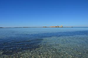 Ein Strand an oder in der Nähe des Ferienhauses