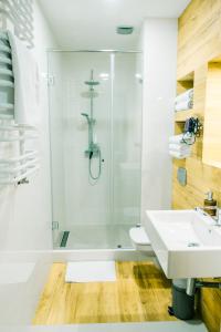 Kúpeľňa v ubytovaní Apartamenty Pod Niedźwiedziem I