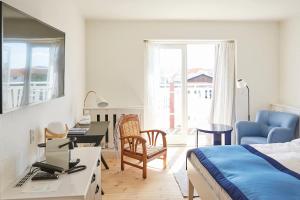 Posezení v ubytování Strandhotellet