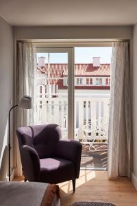 Posezení v ubytování Strandhotellet