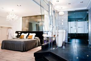 Postel nebo postele na pokoji v ubytování Kadrit Hotel + 37 fotografií