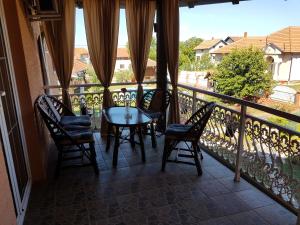 Balkón nebo terasa v ubytování Guest House Rose