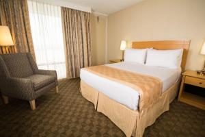 Postel nebo postele na pokoji v ubytování Edmonton Inn and Conference Centre