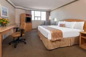 Postel nebo postele na pokoji v ubytování Edmonton Inn and Conference Centre