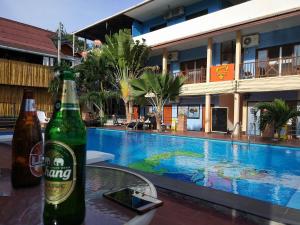Bazén v ubytování Carabao Diving Koh Tao nebo v jeho okolí
