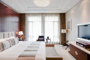 TV a/nebo společenská místnost v ubytování Xijiao State Guest Hotel