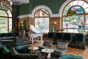 Hotel Walther - Relais & Châteaux的休息区