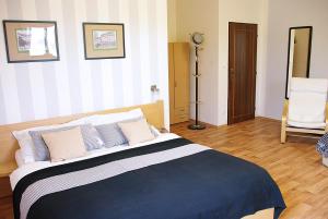 Postel nebo postele na pokoji v ubytování Švihák lázeňský