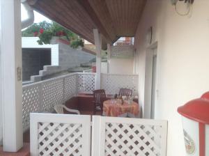 Balkón nebo terasa v ubytování Pannon Panzió Restaurant