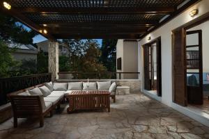 Posezení v ubytování Koukounari luxury villa