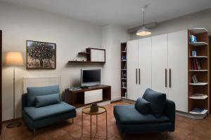 Posezení v ubytování Koukounari luxury villa