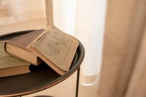 Knihovna v bed and breakfast