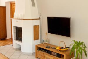 TV a/nebo společenská místnost v ubytování Ubytování u Hesů