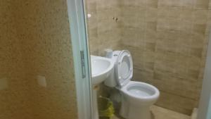 Koupelna v ubytování Guest House Econom