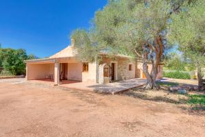 カルビア・タウンにあるVilla Calvià countrysideの木の前の小屋