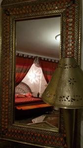 Cama o camas de una habitación en Dar Yakout