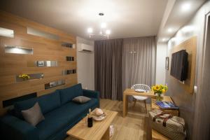 Posezení v ubytování Pallas Luxury Apartments
