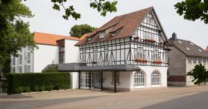 Das Gebäude in dem sich das Aparthotel befindet