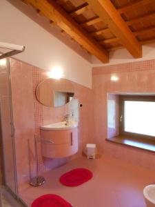 Koupelna v ubytování b&b Ergira