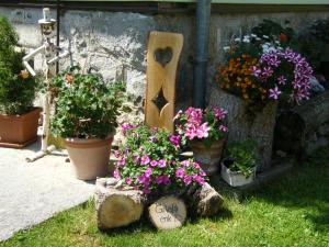 Ein Garten an der Unterkunft Hintereggerhof