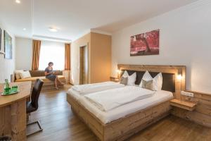 Postel nebo postele na pokoji v ubytování Sachsenbucherhof