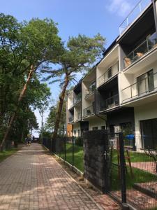 Budynek, w którym mieści się apartament
