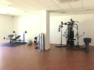 Centrum fitness w obiekcie Apartament Słoneczny Dwie Sosny
