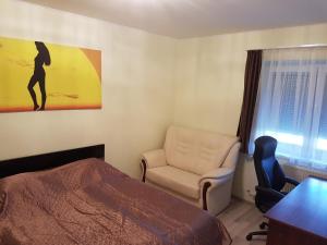 Posezení v ubytování Dzsigoló Apartment