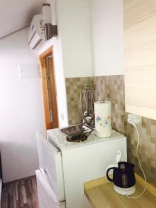 Kuchyň nebo kuchyňský kout v ubytování Apartmani Bruna