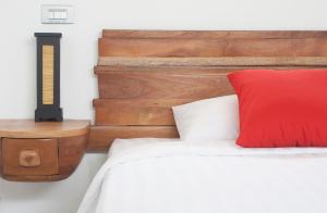 Postel nebo postele na pokoji v ubytování Bliss Villas