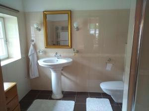 Vannituba majutusasutuses Gästezimmer Brühl