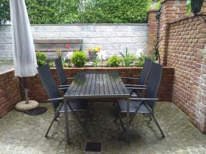 Patio nebo venkovní prostory v ubytování Gästezimmer Brühl