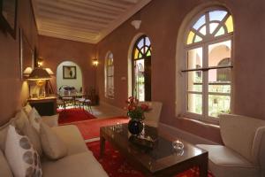 Posezení v ubytování Riad Merstane Marrakech