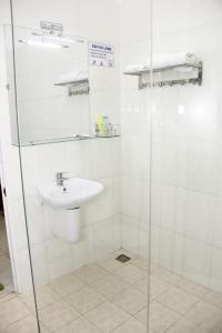 Phòng tắm tại Tan My Thien Hotel