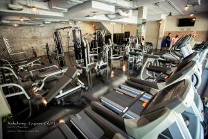 a gym with a bunch of tread machines at White Sand Princess in Ko Chang