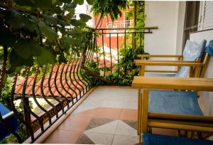 Balkón nebo terasa v ubytování Kalypso Hotel