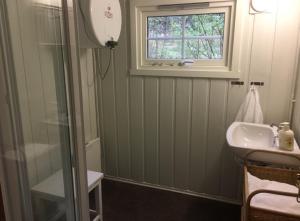 Et badeværelse på Briksdalsbre Fjellstove