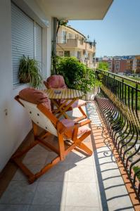 Balkón nebo terasa v ubytování Kalypso Hotel