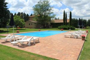 The swimming pool at or close to Fattoria Borgonuovo