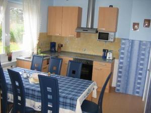 Kjøkken eller kjøkkenkrok på Wohnung-Gorch-Fock-in-Cuxhaven-an-der-Nordsee